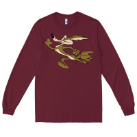 Burgundy cayote Long Sleeve Tee - linhVisuals
