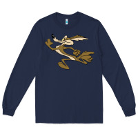 Navy cayote Long Sleeve Tee - linhVisuals
