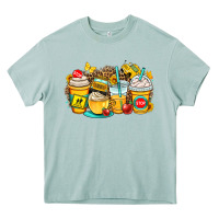 Arona school bus coffee cups Heavy Core Tee - OliviaCreatesArt