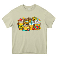 Mossy school bus coffee cups Heavy Core Tee - OliviaCreatesArt