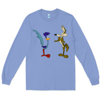 Colony Blue coyote and the road runner Long Sleeve Tee - linhVisuals