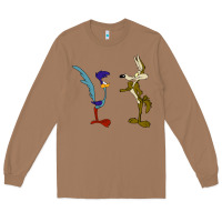 Toasted Coconut coyote and the road runner Long Sleeve Tee - linhVisuals