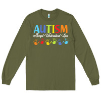 Army Green autism t  shirt accept understand love autism awareness t  shirt Long Sleeve Tee - linhVisuals