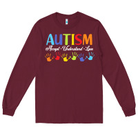 Burgundy autism t  shirt accept understand love autism awareness t  shirt Long Sleeve Tee - linhVisuals