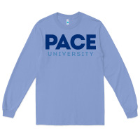 Colony Blue Pace University Long Sleeve Tee - linhVisuals