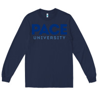 Navy Pace University Long Sleeve Tee - linhVisuals