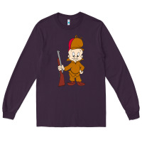 Plum elmer fudd Long Sleeve Tee - linhVisuals