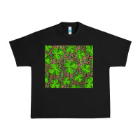 Black shamrock and leopard Urban Heavy Tee - RanaPortraitStore