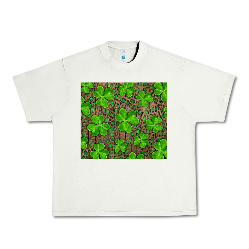 Shamrock And Leopard Urban Heavy Tee by RanaPortraitStore | Teevron