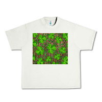 Pistachio shamrock and leopard Urban Heavy Tee - RanaPortraitStore