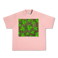 Salmon shamrock and leopard Urban Heavy Tee - RanaPortraitStore