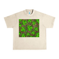 Sandshell shamrock and leopard Urban Heavy Tee - RanaPortraitStore