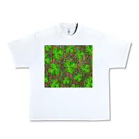 White shamrock and leopard Urban Heavy Tee - RanaPortraitStore