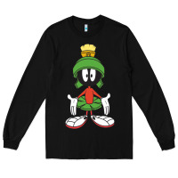 Black marvin the martian Long Sleeve Tee - linhVisuals