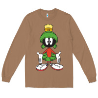 Toasted Coconut marvin the martian Long Sleeve Tee - linhVisuals