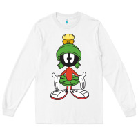 White marvin the martian Long Sleeve Tee - linhVisuals