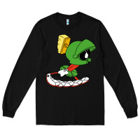 Black marvin the martian Long Sleeve Tee - linhVisuals