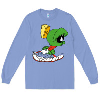 Colony Blue marvin the martian Long Sleeve Tee - linhVisuals