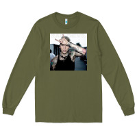 Army Green Mgk Long Sleeve Tee - linhVisuals