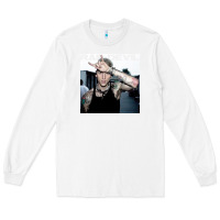 White Mgk Long Sleeve Tee - linhVisuals