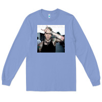 Colony Blue Mgk Long Sleeve Tee - linhVisuals