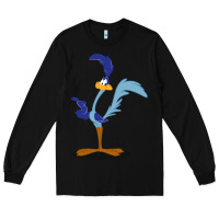 Black roadrunner Long Sleeve Tee - linhVisuals