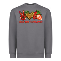 Storm peace love strawberries Heavyweight Sweatshirt - Jasminsmagicworld