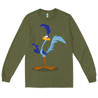 Army Green roadrunner Long Sleeve Tee - linhVisuals