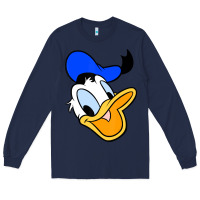 Navy donal duck Long Sleeve Tee - linhVisuals