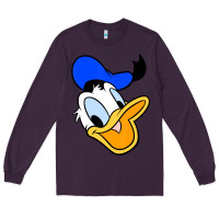 Plum donal duck Long Sleeve Tee - linhVisuals