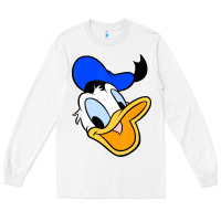 White donal duck Long Sleeve Tee - linhVisuals