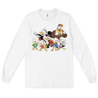 White happy amazing ducktales Long Sleeve Tee - linhVisuals