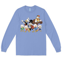 Colony Blue happy amazing ducktales Long Sleeve Tee - linhVisuals
