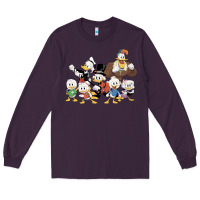 Plum happy amazing ducktales Long Sleeve Tee - linhVisuals