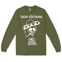 Army Green tash sultana müsïc Long Sleeve Tee - linhVisuals