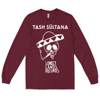 Burgundy tash sultana müsïc Long Sleeve Tee - linhVisuals