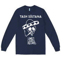 Navy tash sultana müsïc Long Sleeve Tee - linhVisuals