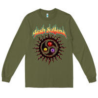 Army Green tash sultana müsïc Long Sleeve Tee - linhVisuals