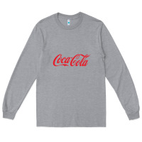 Heather Grey cola coke Long Sleeve Tee - linhVisuals