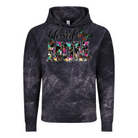 Cloud Black blessed mom Vintage Hoodie - SublimationCraftShop