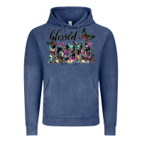 Vintage Denim blessed mom Vintage Hoodie - SublimationCraftShop