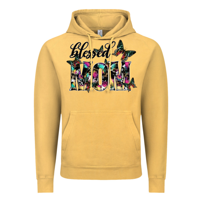 Blessed Mom Vintage Hoodie by SublimationCraftShop | Teevron