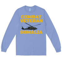 Colony Blue combat veteran mogadishu somalia Long Sleeve Tee - linhVisuals