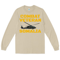 Combat Veteran Mogadishu Somalia Long Sleeve Tee | Teevron