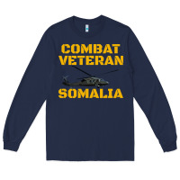 Navy combat veteran mogadishu somalia Long Sleeve Tee - linhVisuals