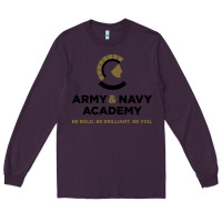 Plum army and navy academy Long Sleeve Tee - linhVisuals
