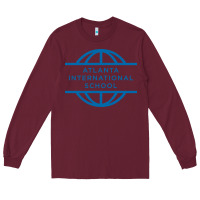 Burgundy atlanta international school Long Sleeve Tee - linhVisuals