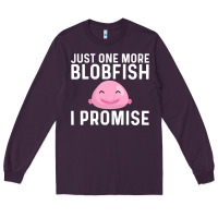 Plum cool blobfish fishermen fish sea Long Sleeve Tee - linhVisuals