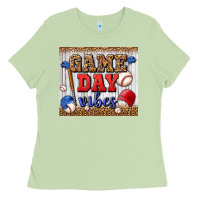 Matcha game day vibes tumbler Ladies Tee - BundleAndBundleShop