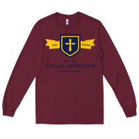 Burgundy crean lutheran high school Long Sleeve Tee - linhVisuals